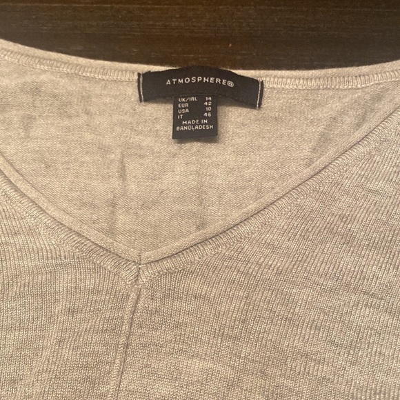 Atmosphere Silver Long Sleeve Size 10 - Picture 4 of 6